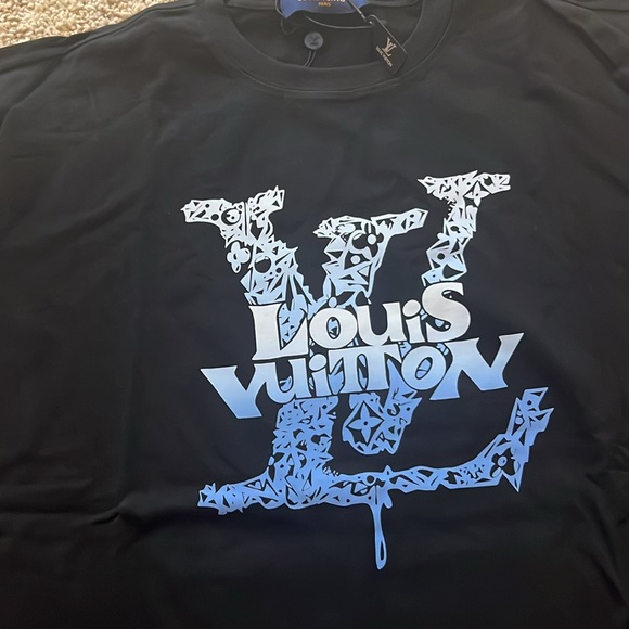 Louis Vuitton Black Logo Tee Size Xl - Picture 2 of 5